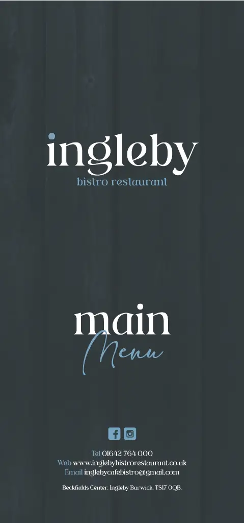 menu, front cover, links to the full menu pdf.